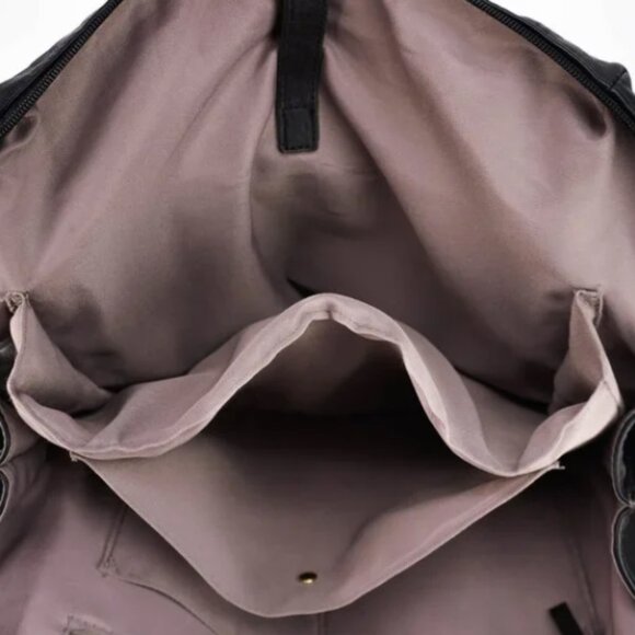 TUTILO Black Polyester Shoulder Bag - Picture 11 of 14